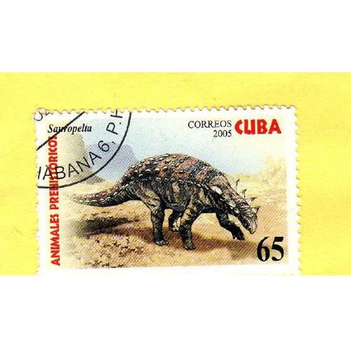 Timbre Cuba Sauropelta
