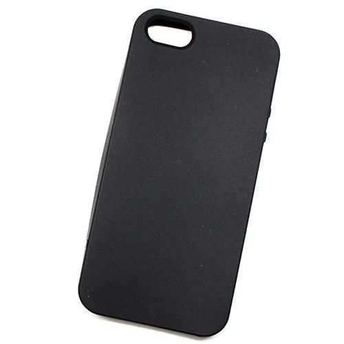 Housse / Etui Siliconne Noir Pour Apple Iphone 5