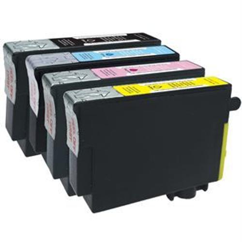 CDiscount - Pack de 4 - noir, jaune, cyan, magenta - cartouche d'encre (équivalent à : Epson T1295 ) - pour Epson Stylus SX230, SX430, SX438; WorkForce WF-3010, 3520, 3530, 3540, 7015, 7515, 7525