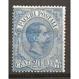 Timbre Neuf Pour Colis Postaux Trace De Charniere Italie Royaume 1884-86 Humbert 1er Yt 2