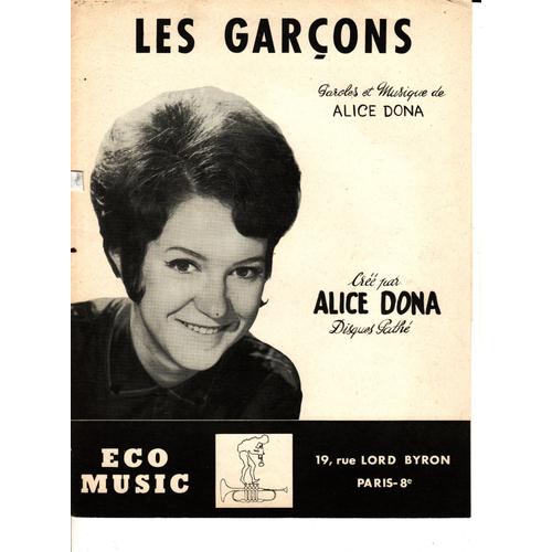 Alice Dona "Les Garçons"