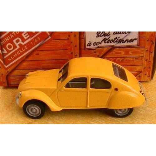 Citroen 2cv Dagonet 1956 Norev Hachette Jaune 1/43 Deudeuche New-Norev