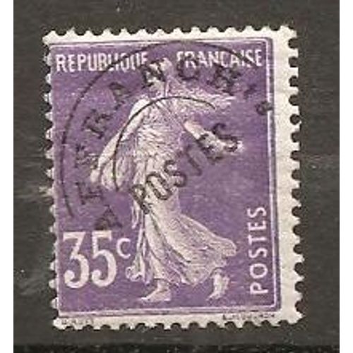 Timbre Neuf Preoblitere France 1922-47 Semeuse Yt 62
