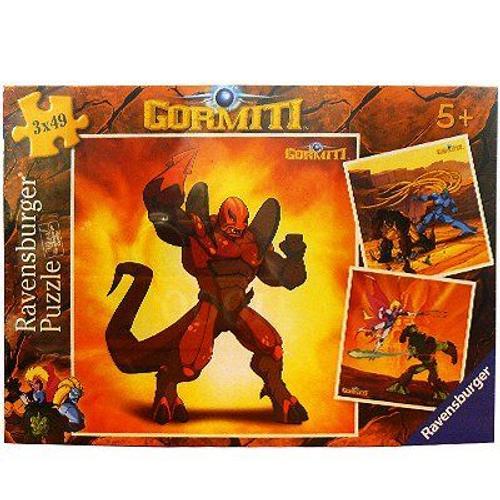 Puzzle 3 X 49 Pièces - Gormiti : Les Gormiti En Action