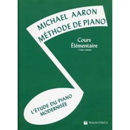 Aaron Methode De Piano Vol. 3 Cours Elementaire