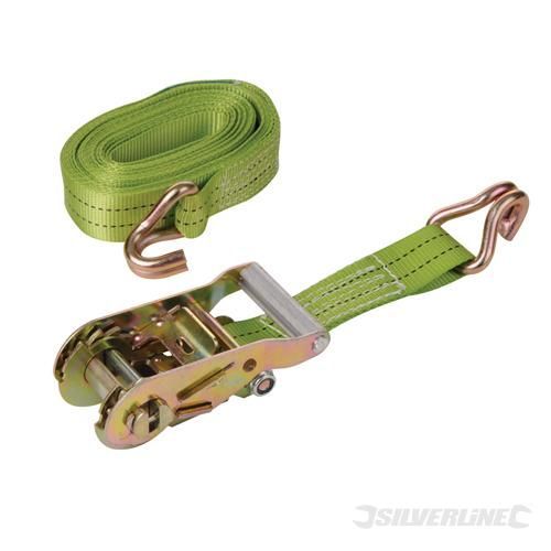 Sangle d'arrimage 2 tonnes 6 m x 38 mm SILVERLINE 785253