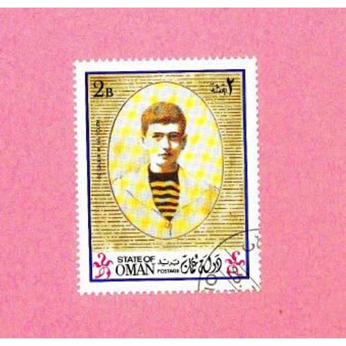Timbre Oblitéré Used Stamp Selo Carimbado De Gaulle In Is Touth State Of Oman 2b