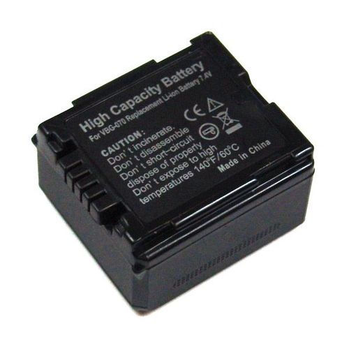Batterie VBG070 / DMW-BLA13 pour Panasonic SDR-H20, H40, H48GK, H50, H60, H68GK