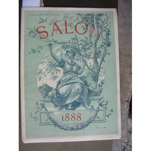 Le Salon De 1888 - Carolus Duran: Portrait De Ma Fille (Gravure).