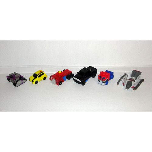 Transformers Lot De 6 Robots Du Mac Donalds Année 2008 Hasbro