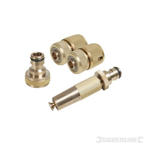 Nécessaire 4 pièces de raccords en laiton pour tuyaux 4 pcs
