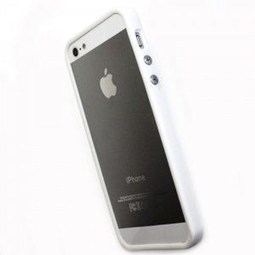 Housse Silicone Bumper Blanc Pour Apple Iphone 5