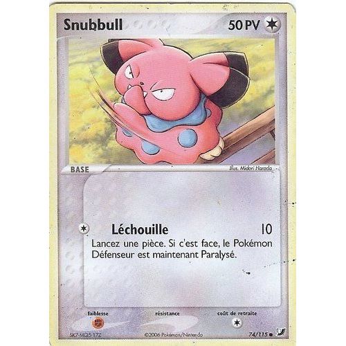 Snubbull Niveau Base Forces Cachées Pv 50 74/115