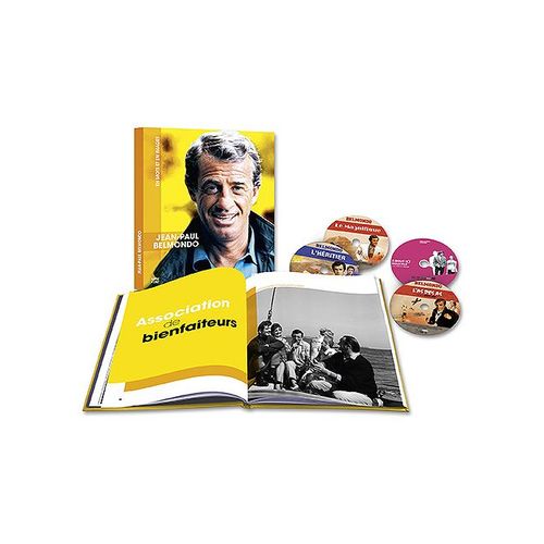 Jean-Paul Belmondo - Coffret Livre : Le Magnifique + À Bout De Souffle + L'as Des As + L'héritier