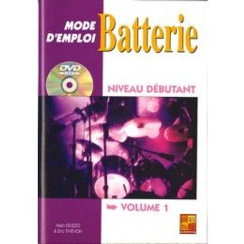 Batterie Mode D'emploi Niveau Debutants + Dvd