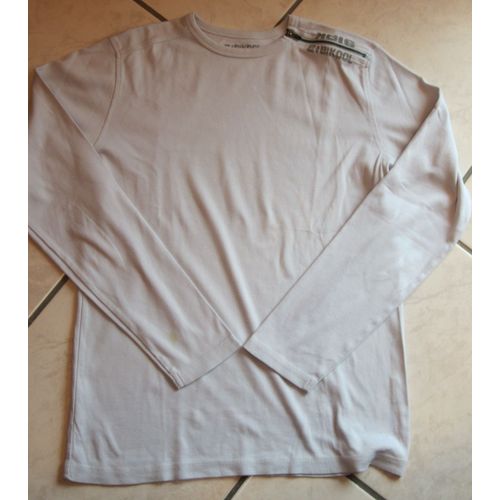 T-Shirt Kiabi Manches Longues (Bleu Ciel Ou Noir Ou Marron)