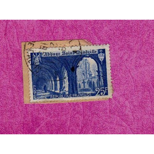 Timbre France Abbaye Saint Wandrille