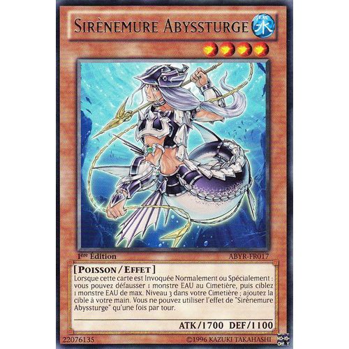 Yu-Gi-Oh ! Sirènemure Abyssturge - Abyr-Fr017 - Rare