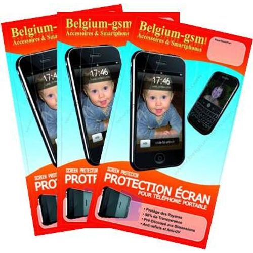 3 Protections Ecran Transparente Pour Sony Psp Go