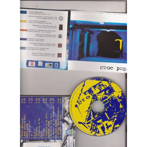 Cd Album Croc Pop : Peeping Tom, Insert Coins, S.A.S., Cheese, Calimero Icons, Big Slim Hazard