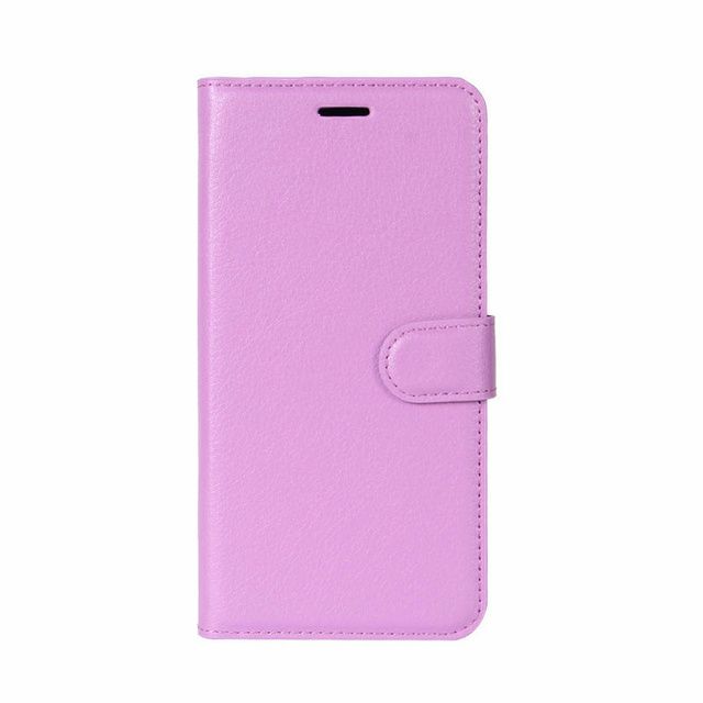 Oneplus 5t A5010 ? Étui Portefeuille À Rabat En Cuir 5.5 Pouces Coque Arrière Avec Support Pour Téléphone Portable