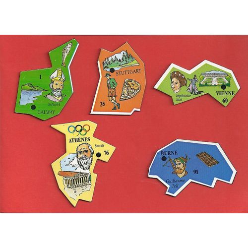 Carte Complète  Europe Ancien Modèle  Les 91 Magnets