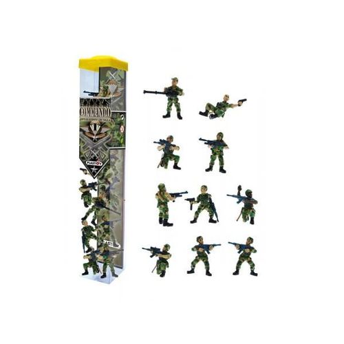 Soldats Commando Opération Jungle - Tubo De 10 Figurines