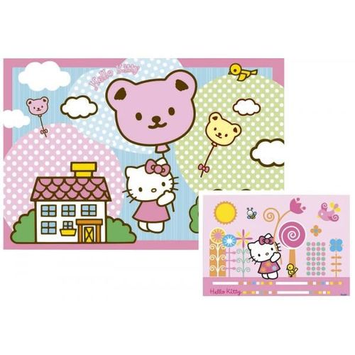 Puzzle 2 X 20 Pièces - Hello Kitty S'envole