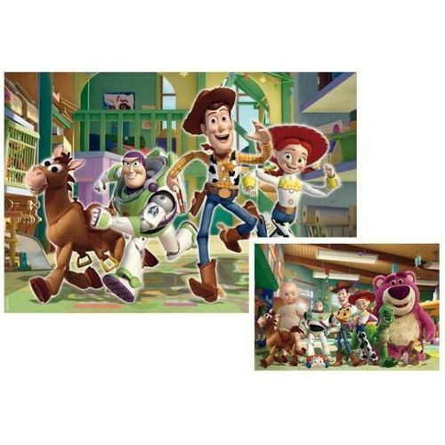 Puzzle 2 X 20 Pièces - Toy Story 3 : Les Jouets À La Garderie