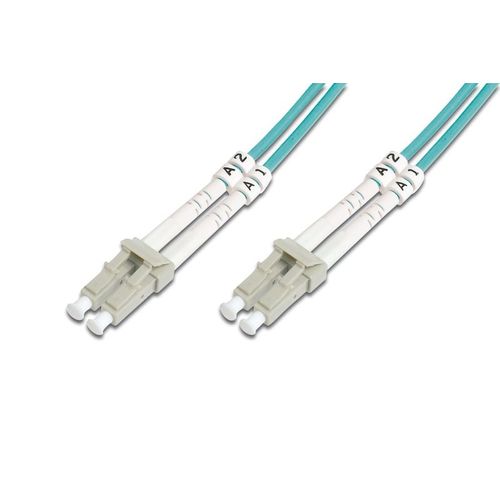 DIGITUS Cable Patch a fibres optiques, OM3, 10,0 m