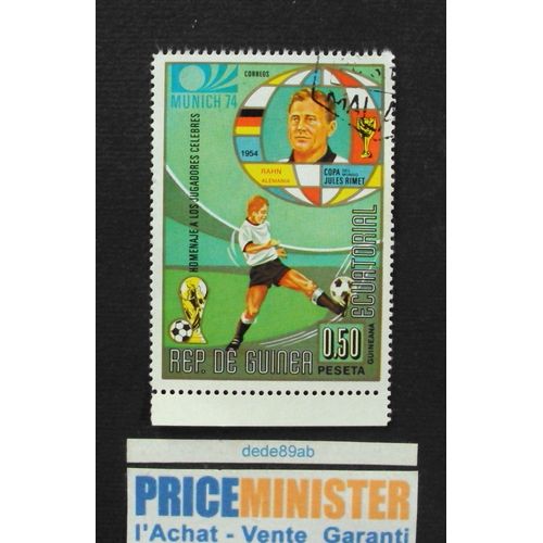 Guinée..0.50 Peseta.Rép De Guinéa Équatorial.Munich 74.Rahn Allemagne.Oblitéré.