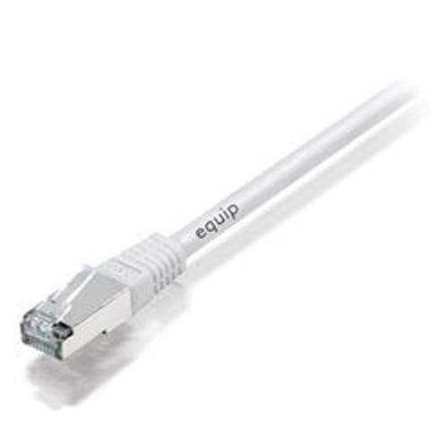 equip - Cordon de raccordement - RJ-45 (M) pour RJ-45 (M) - 5 m - SFTP - CAT 6a - sans halogène, moulé, bloqué - jaune