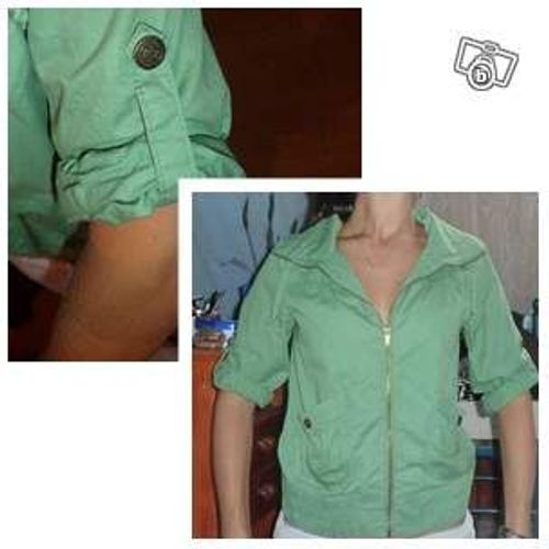 Blouson Bershka Vert Taille 38