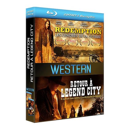 Coffret Western : Redemption - Les Cendres De La Guerre + Retour À Legend City - Pack - Blu-Ray