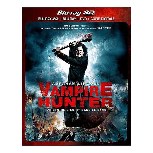 Abraham Lincoln, Vampire Hunter - Combo Blu-Ray 3d + Blu-Ray + Dvd + Copie Digitale