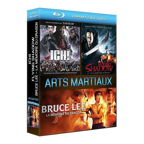 Coffret Arts Martiaux : Ichi + Flying Shadow + Bruce Lee - La Mémoire Du Dragon - Pack - Blu-Ray