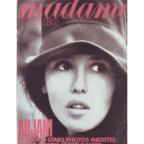 Madame Figaro 14679 Isabelle Adjani 4p Horowitz 1p Silvana Mangano 2p Beckett 1p Mastroianni 2p Johnny Hallyday 1p  14679