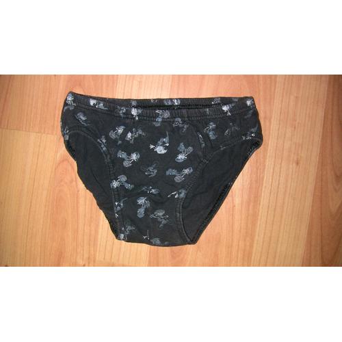 Slip Noir 6/8 Ans