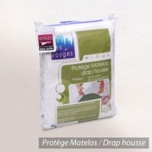 Protège Matelas Imperméable 60x140 Cm Bonnet 15cm Arnon Molleton 100% Coton Contrecollé Polyuréthane