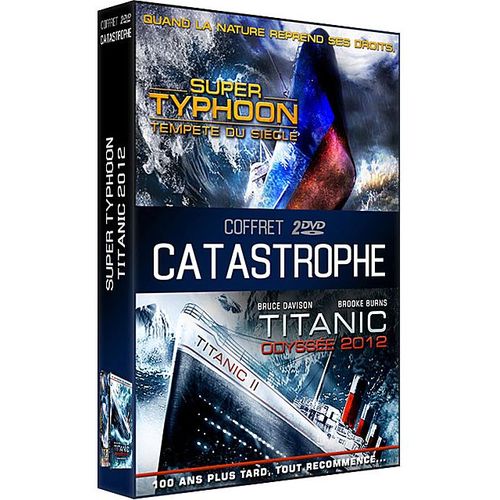 Coffret Catastrophe : Super Typhoon - Tempête Du Siècle + Titanic : Odyssée 2012 - Pack