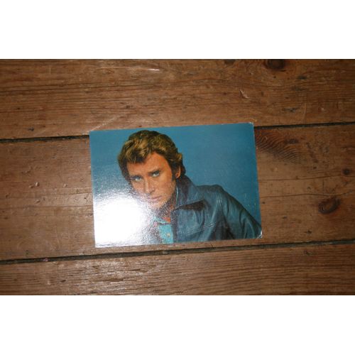 Superbe Carte Postale Originale D'epoque Annees 70 Johnny Hallyday Disques Philips