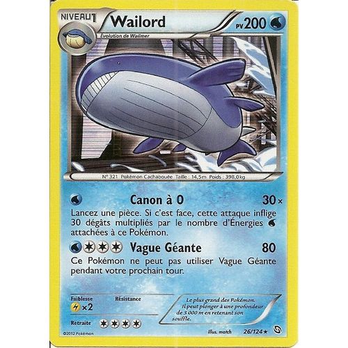 Wailord 26/124 - Dragons Exaltés
