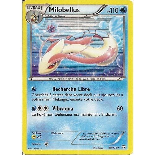 Carte Pokemon - Dragons Exaltes - Milobellus -28/124