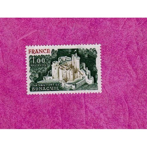 Timbre France Chateau Fort De Bonaguil Neuf