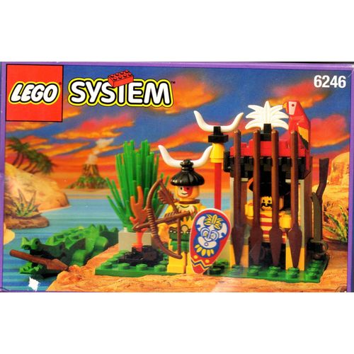 LEGO System 6246 cage crocodile
