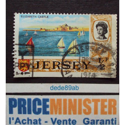 Jersey..1/2p ..Elisabeth Castle.. Oblitéré.