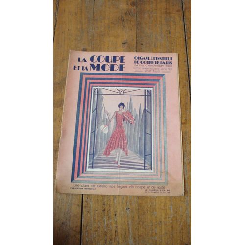 Ancienne Revue Mode "La Coupe Et La Mode N°11",1929.