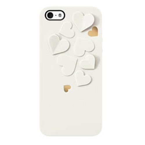 Coque Pastel Blanche Pour Iphone 5 Kirigami Coeurs Switcheasy.