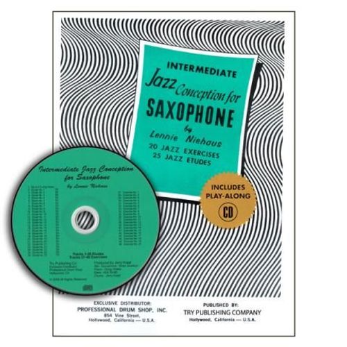 Intermediate Jazz Conception For Saxophone + Cd
