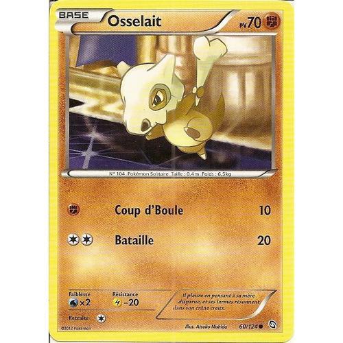 Carte Pokemon - Dragons Exaltes - Osselait - 60/124 -